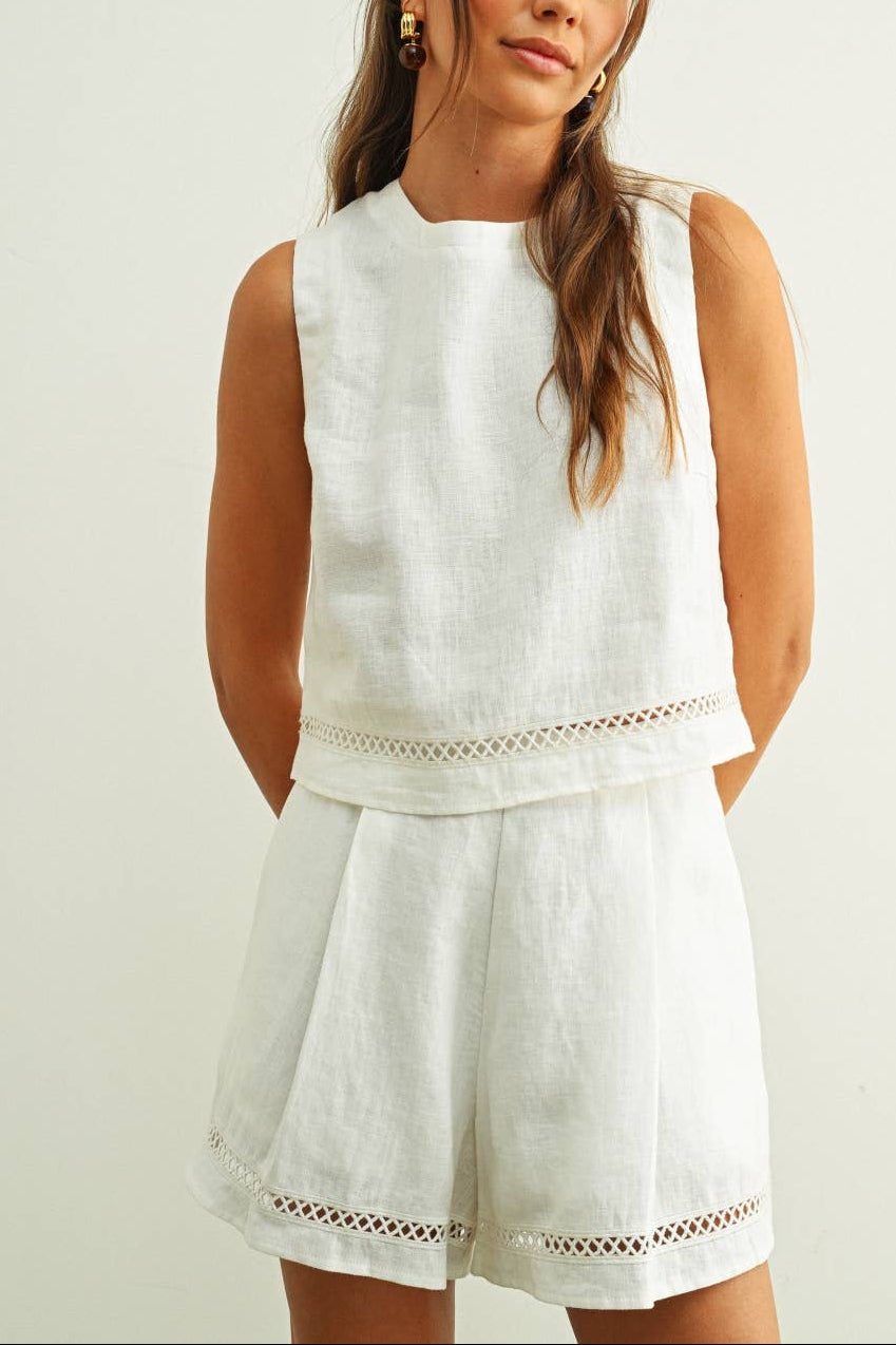 Sea Shell Linen Shorts