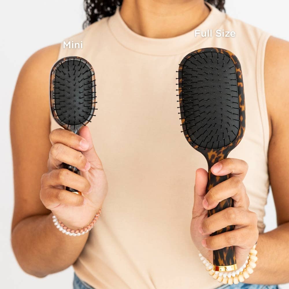 Mini Detangler Brush - Tortoise