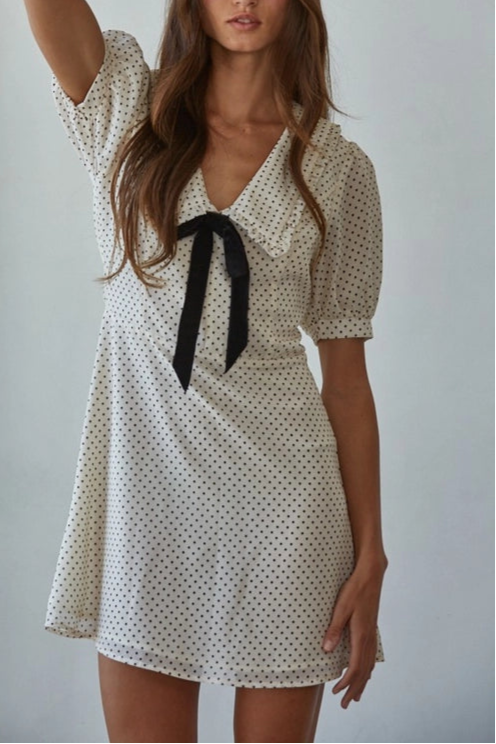 Polka-Dot Charm Dress