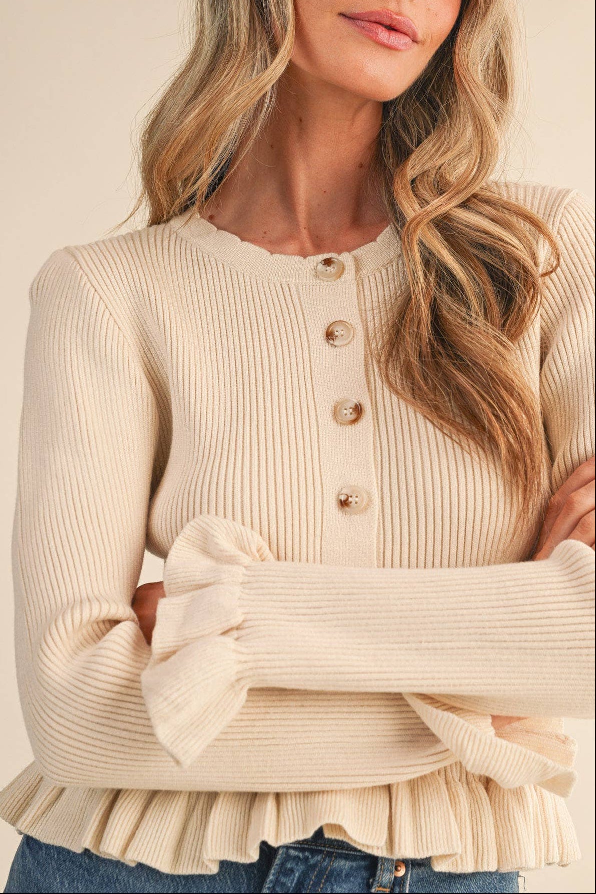 Ruffled Sweater