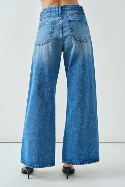 Twist Wide Denim Jeans