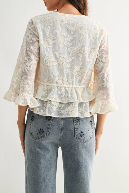 Garden Veil Top