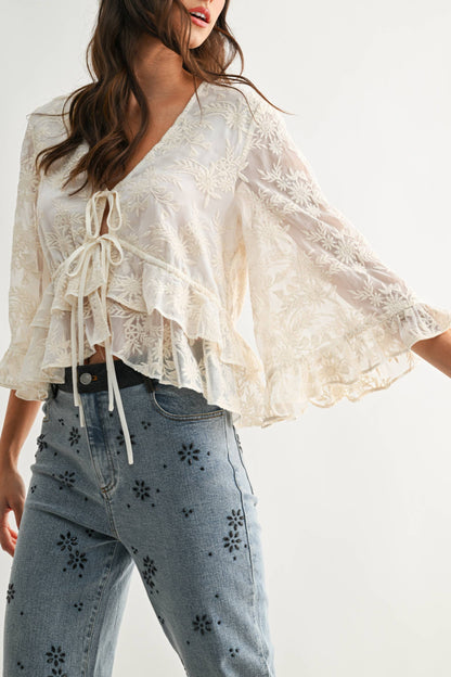Garden Veil Top