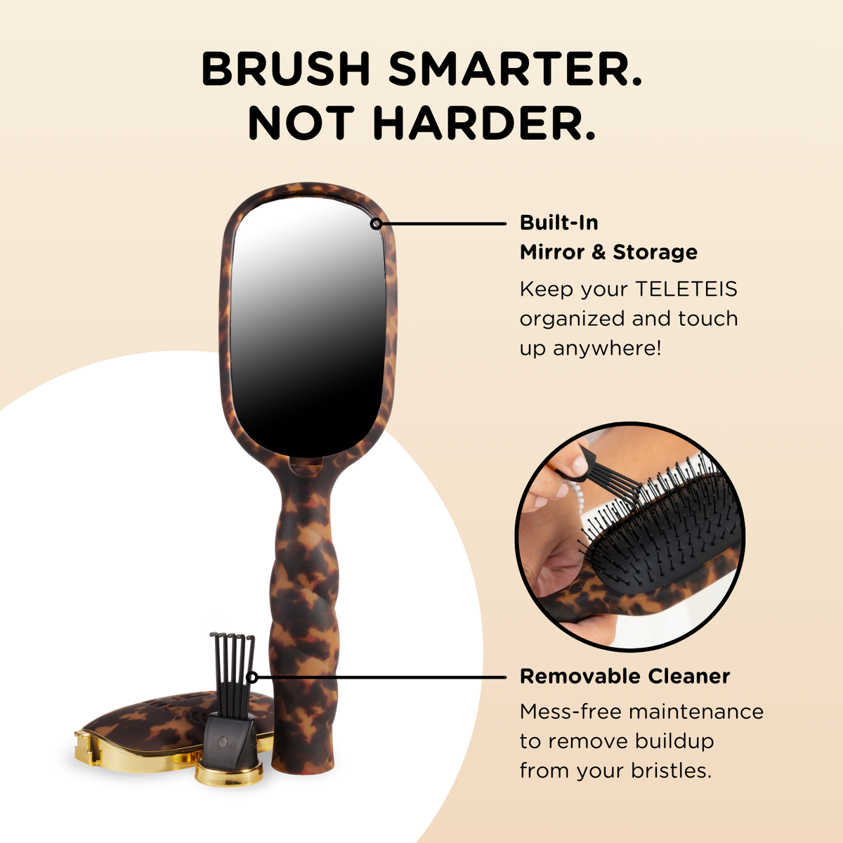 Detangler Brush - Tortoise