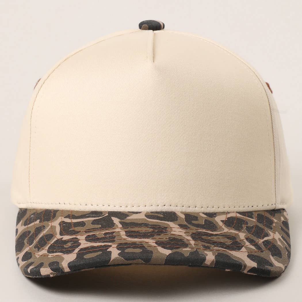 Two Tone Leopard Trucker