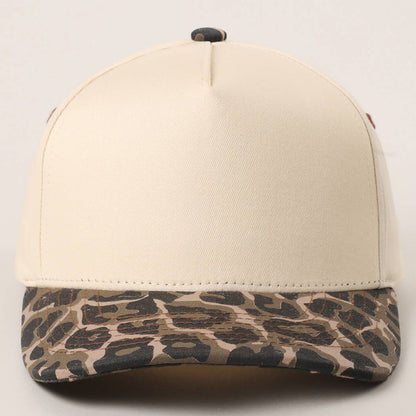 Two Tone Leopard Trucker
