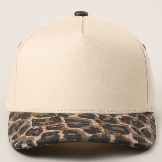 Two Tone Leopard Trucker