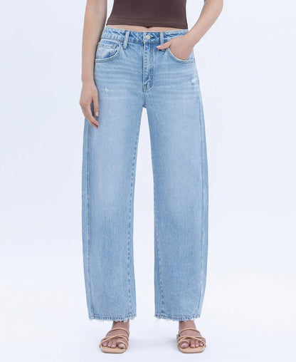 The Lila Barrel Jean