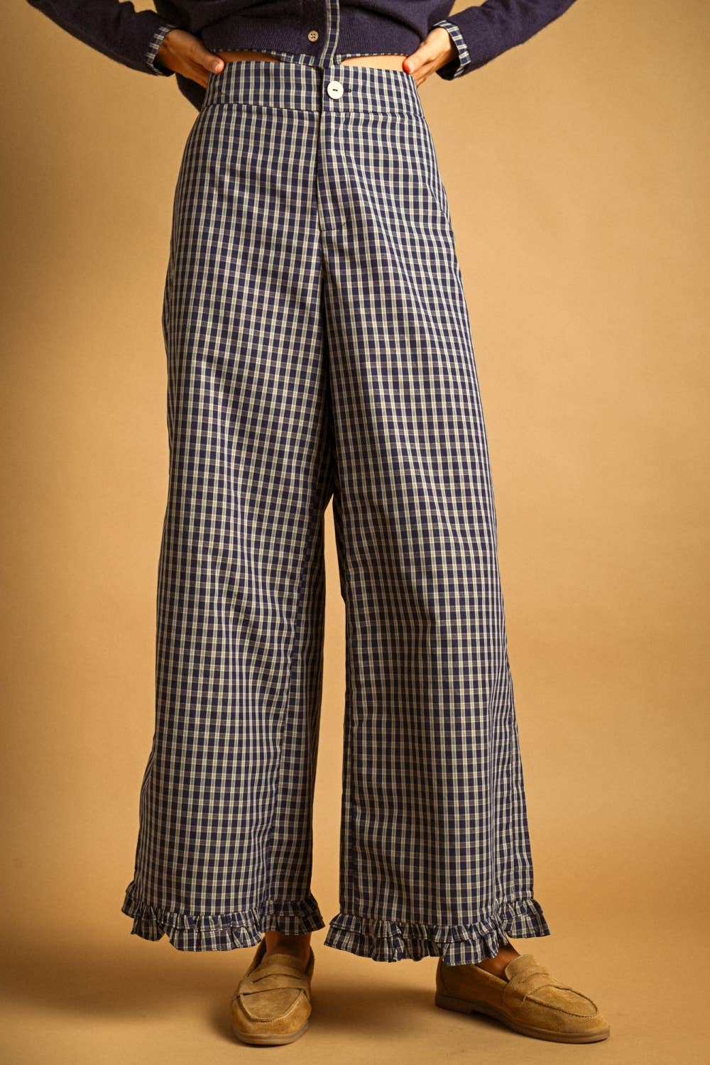 Midnight Checkered Pants