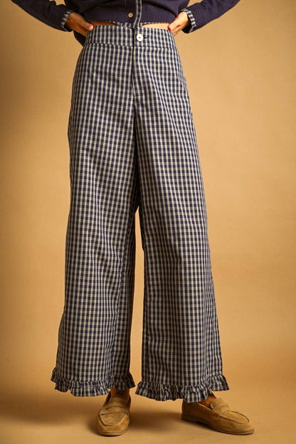 Midnight Checkered Pants