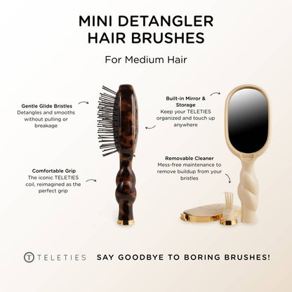 Mini Detangler Brush - Tan