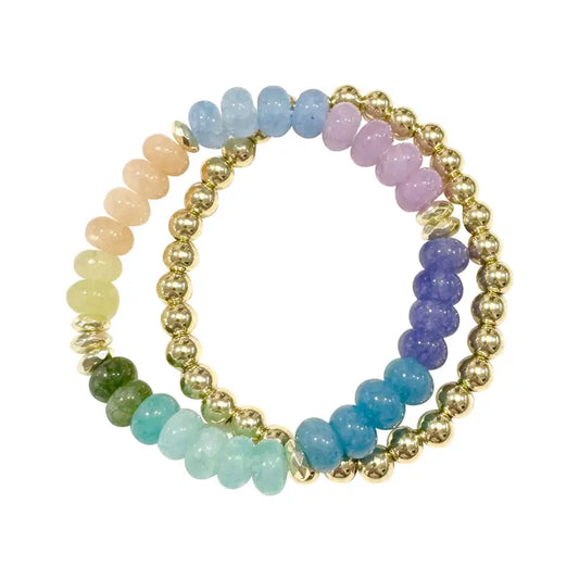 Jamie Bracelet - Light Rainbow