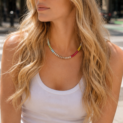Garden Beaded Necklace