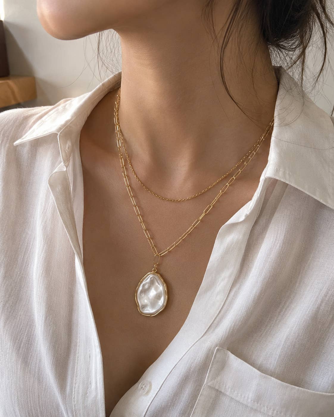 Pearl Pendant Necklace