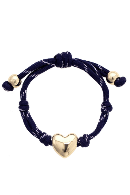 Blaine Puffy Heart Paracord Bracelet