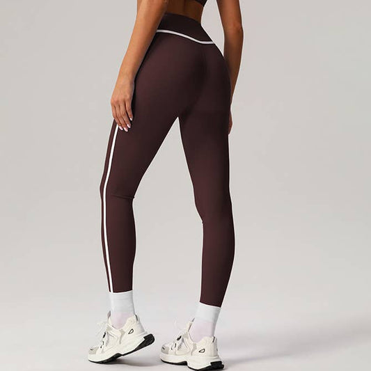 Burgundy Bloom Leggings