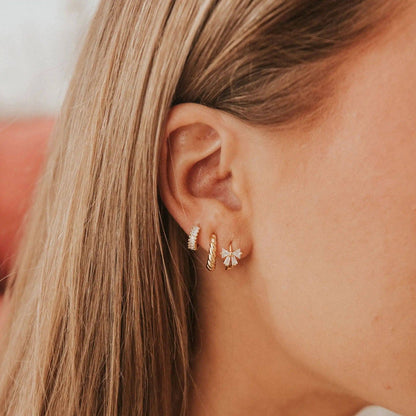 Ivy Diamond Hoops