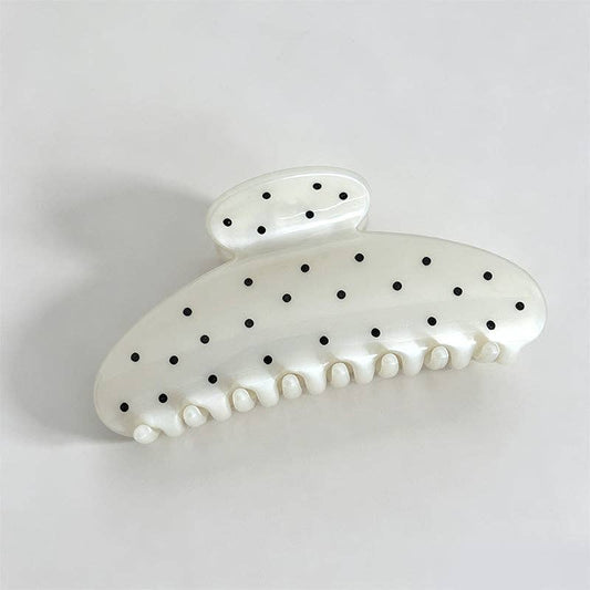 Retro Polka Dot Claw Clip