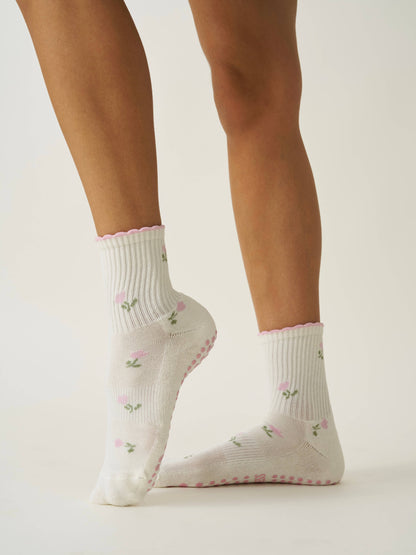 Tulip Petal Pilates Socks