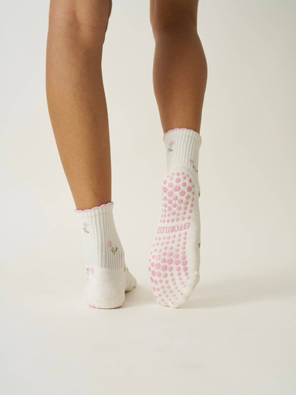 Tulip Petal Pilates Socks