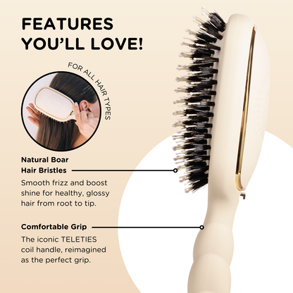Boar Brush - Tan