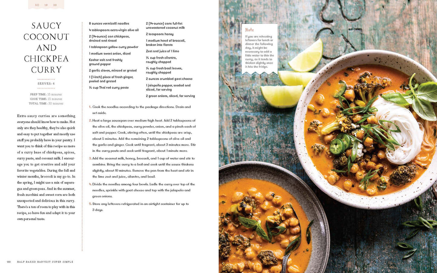 Half Baked Harvest Super Simple - Cook Book