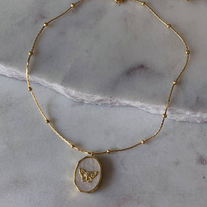 Vintage Butterfly Locket