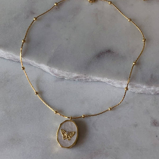 Vintage Butterfly Locket