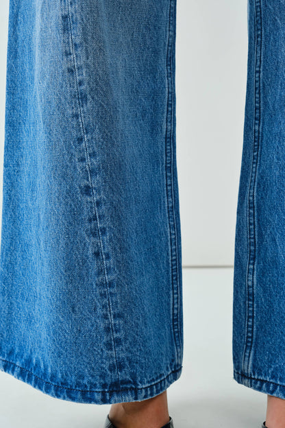 Twist Wide Denim Jeans