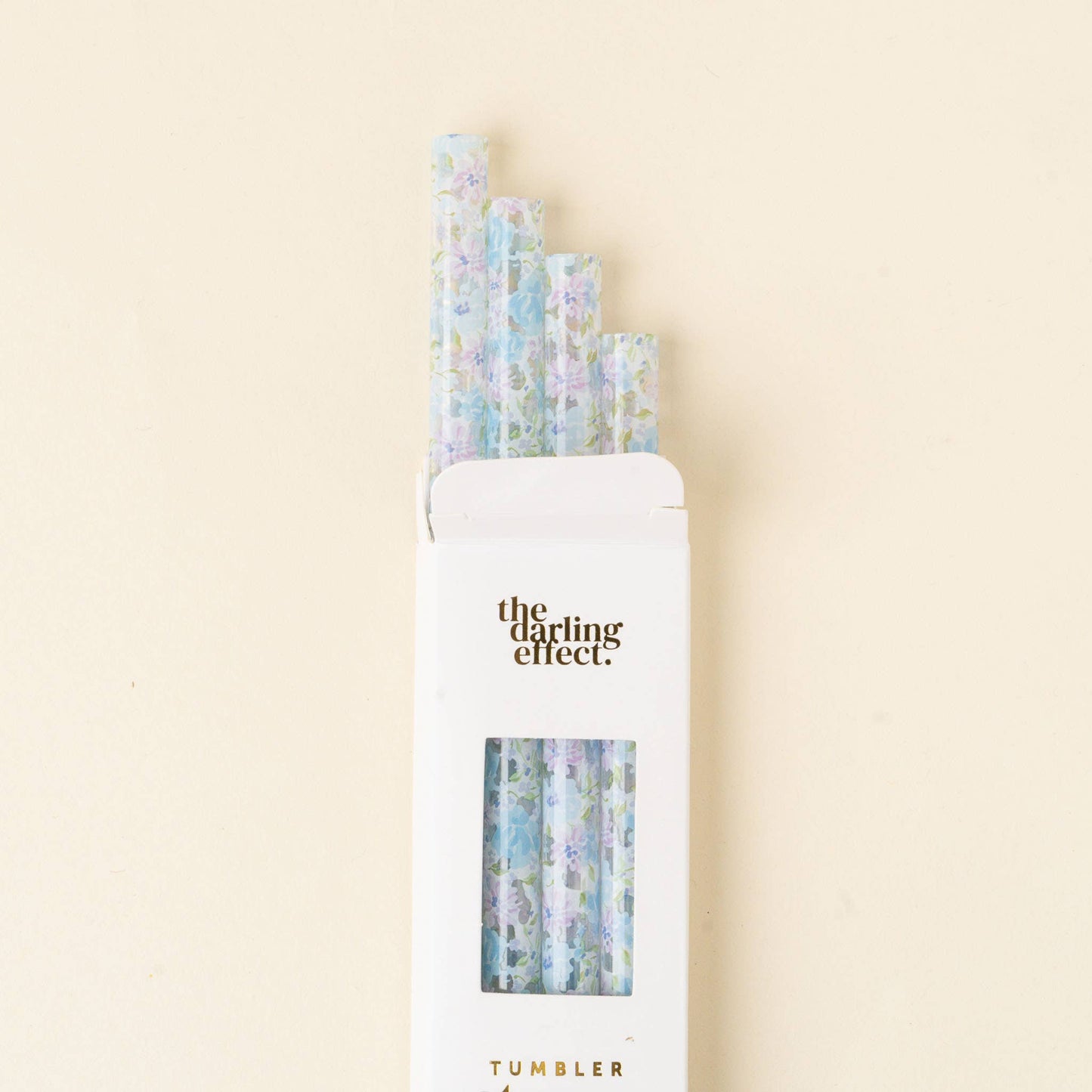 Garden Blue Tumbler Straw Set (40oz)
