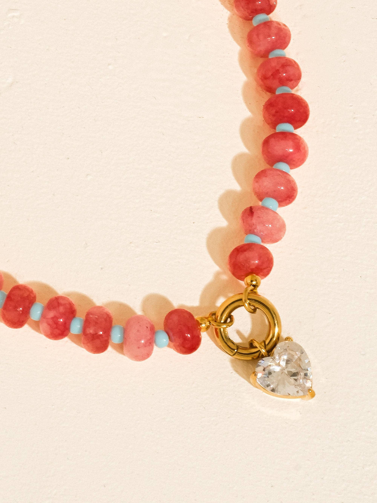 Annecy Beaded Necklace - Pink