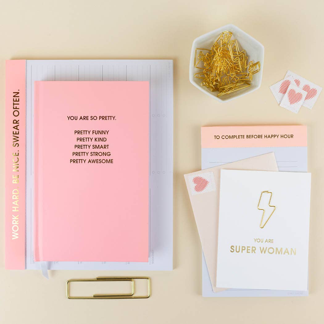 You Are So Pretty - Hardcover Daily Journal
