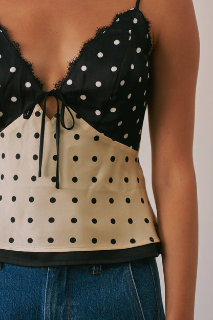 Polka Dot Reversible Cami