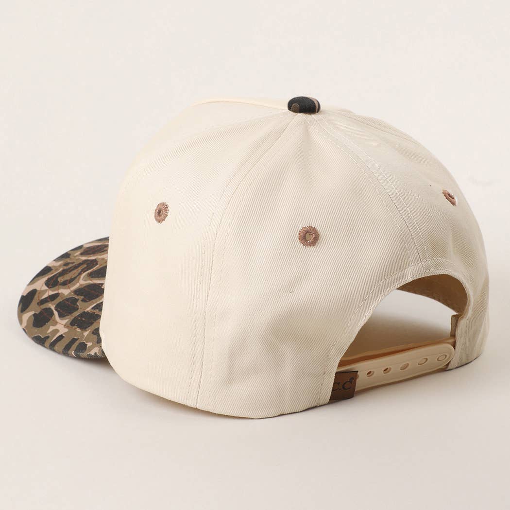Two Tone Leopard Trucker