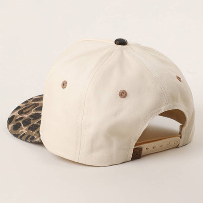 Two Tone Leopard Trucker