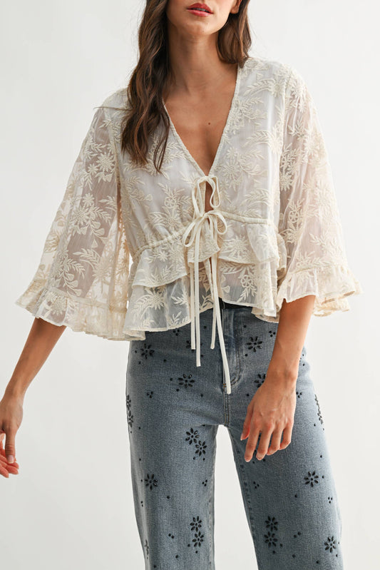 Garden Veil Top