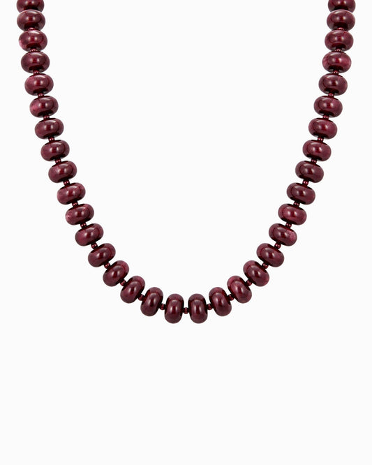 Burgundy Statement Necklace
