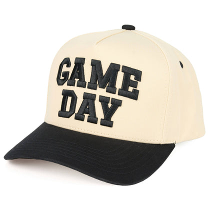 Game Day Canvas Trucker - Black