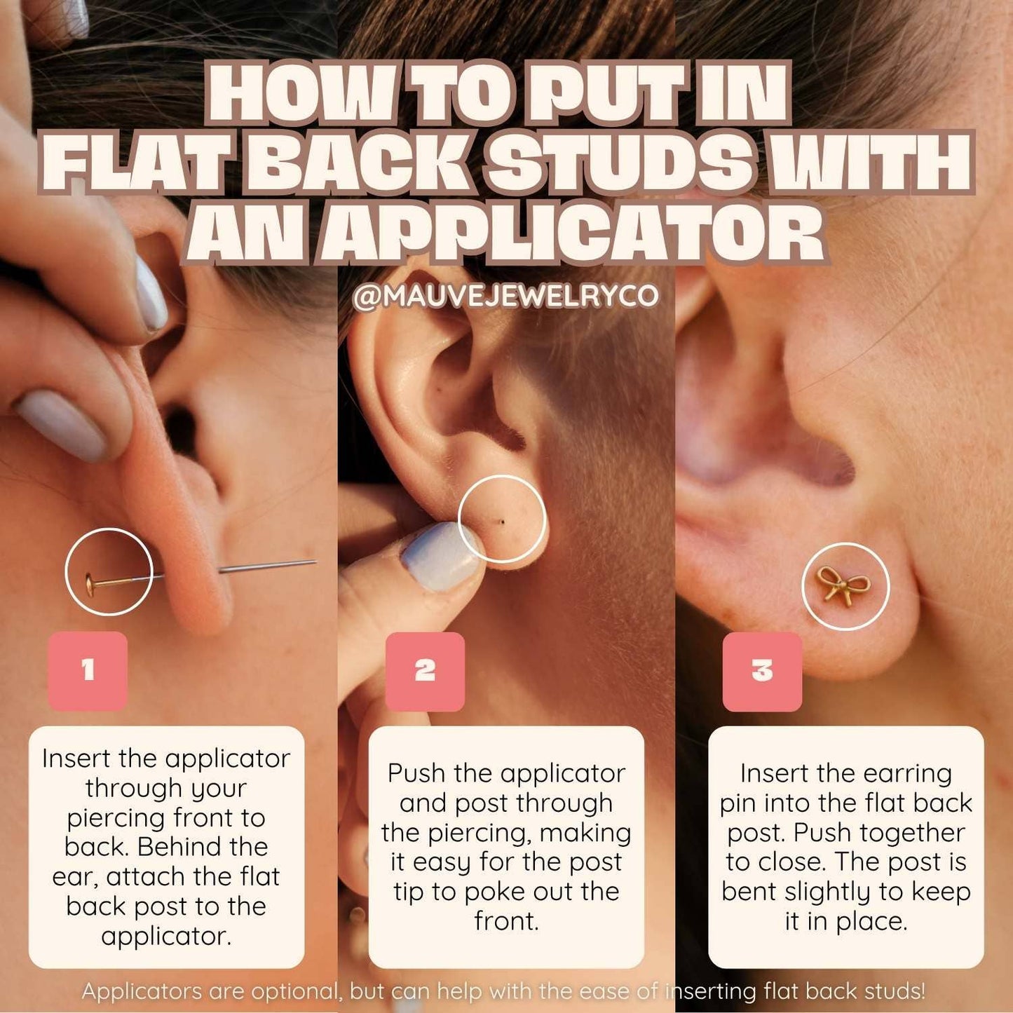 Constellation Flat Back Studs
