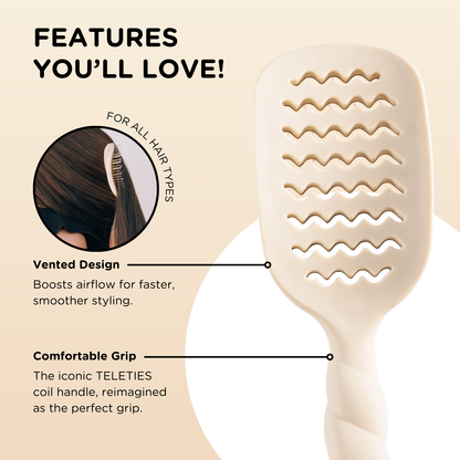 Vented Brush - Tan