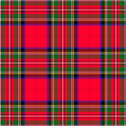 Beau Bottles Red and Green Christmas Tartan - Prosecco Collection