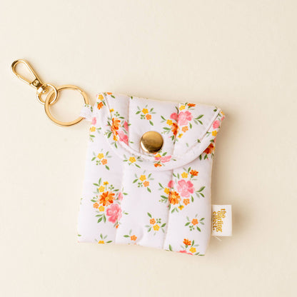 Daydream Cream Puffy Earbud Case Keychain