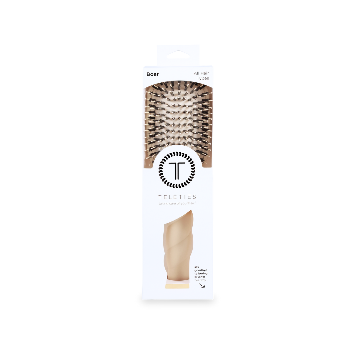 Boar Brush - Tan
