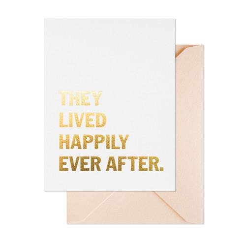 Lived Happily - Greeting Card