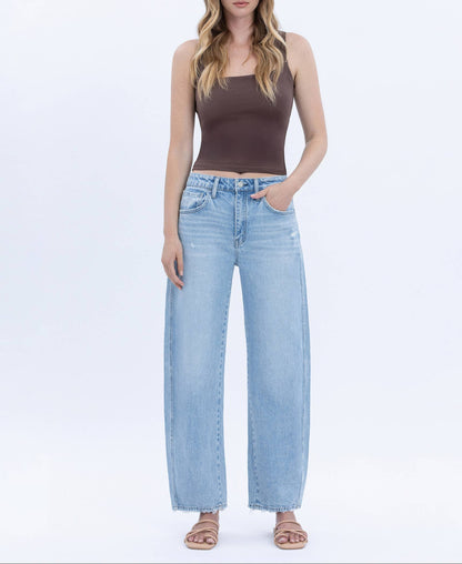 The Lila Barrel Jean