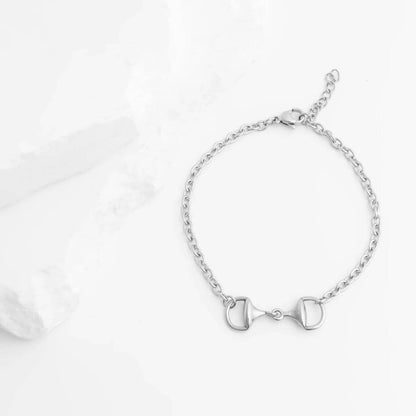 Steel Horsebit Bracelet