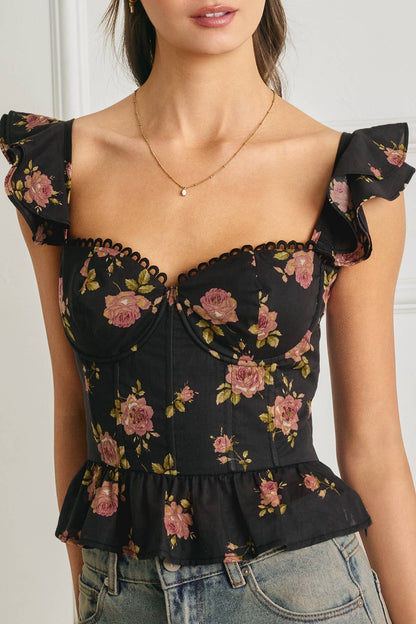 Flutter Corset Top