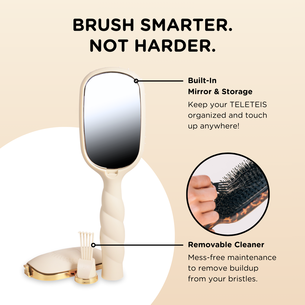 Boar Brush - Tan