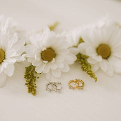 Sophie Baguette Mini Hoops