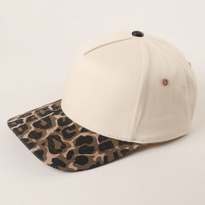 Two Tone Leopard Trucker